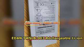 Edan TWSLB 003 Hasta Monitörü Pil Değiştirme Kılavuzu